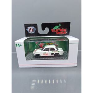 2024 M2 Machines 1970 Datsun 510 R94 Turtle Wax White 1:64 Scale